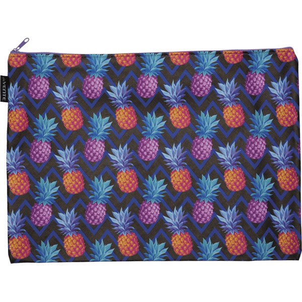 Тетр а4. Папка дтетр а4 на молнии pineapple, кожзам 3072003 devente.