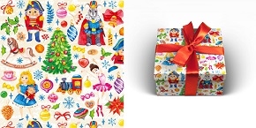 бумага упаковочная 70*100см сказочные герои уб-9461 /miland изображение бумага упаковочная 70*100см сказочные герои уб-9461 /miland