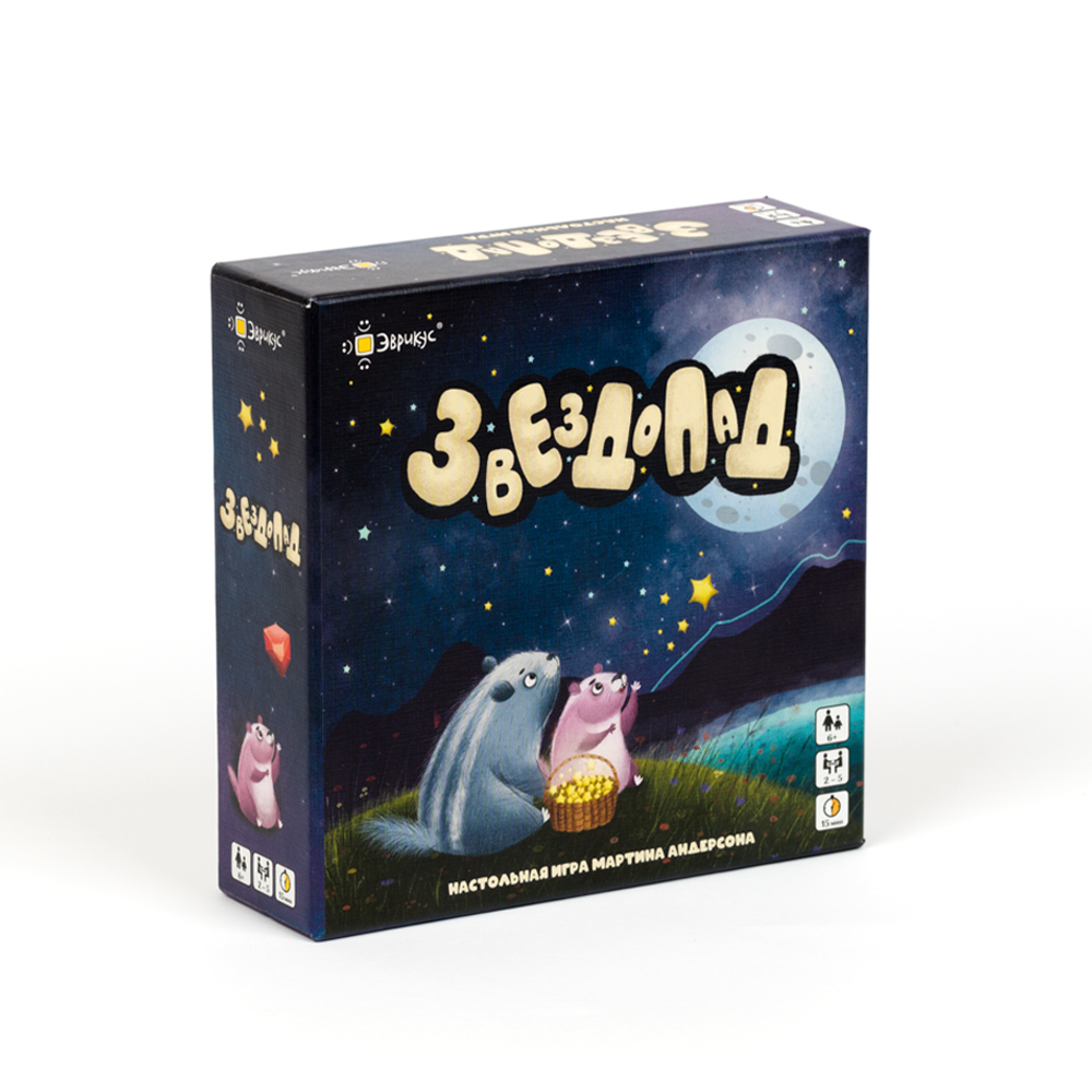 Игра Настольная ЗВЕЗДОПАД 2-5 Игроков, 6+, BG-17012, BG-17082.
