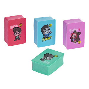 ластик детский влад а4 ассорти, термопластичная резина, er_083462 /hatber изображение ластик детский влад а4 ассорти, термопластичная резина, er_083462 /hatber