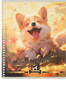 тетрадь 48л клетка на спирали улыбка песика. твин-лак, 48-6496 /пп изображение тетрадь 48л клетка на спирали улыбка песика. твин-лак, 48-6496 /пп