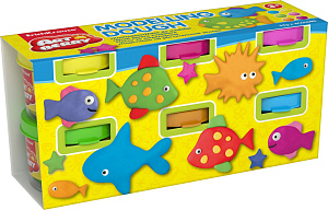 пластилин 12цв 216г к/к jolly friends, со стеком /ek