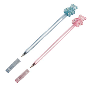 ручка 0.7 стеклянная коллекция. мишка. синяя 75291 /centrum изображение ручка 0.7 стеклянная коллекция. мишка. синяя 75291 /centrum