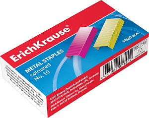 скобы n 10 цветные, 7140 /ek