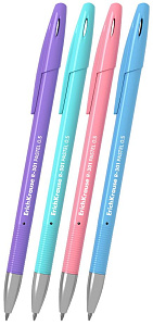 ручка гелевая 0,5 gel stick pastel r-301 ассорти, синяя 61289 /eк