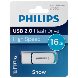 флэш карта 16gb usb 2.0, синий, fm16fd70b/97 /philips изображение флэш карта 16gb usb 2.0, синий, fm16fd70b/97 /philips