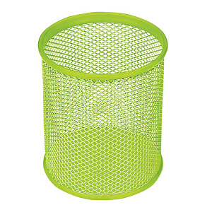 стакан канцелярский металлический germanium круглый, светло-зеленый, 231982 /br