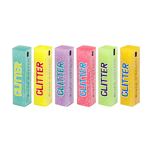 ластик 15*60*15 kids с глиттером 6 цветов 42-0084 /bv изображение ластик 15*60*15 kids с глиттером 6 цветов 42-0084 /bv
