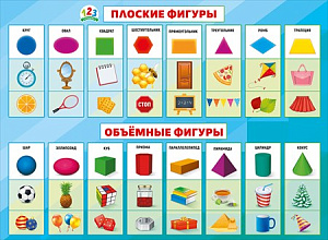 плакат -  геометрические фигуры а2 070.732 /мирпоздр