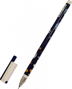 ручка гелевая синяя стираемая при нагреве exciting space пласт.корпус м-5462-70 /mazari