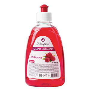 мелодия мыло жидкое 300мл пуш-пул малина, 604784