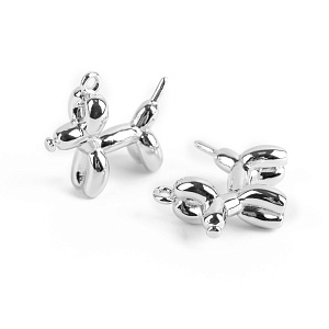 подвеска металл собака 17*14мм 2шт, под серебро fmk-p09 01 /zlatka