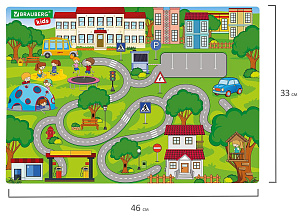 покрытие на стол а3+ (46*33см) лабиринт, пластик, 273620 /br
