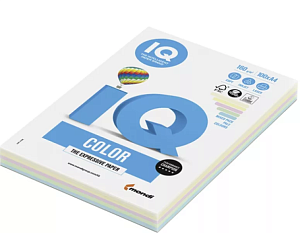 бумага а4 160г/м2 100л  5цв*20л  intensiv mix rb02 /iq color