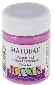 акрил матовый сиреневый 50мл 14328616 /decola