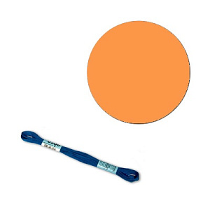 нитки для вышив. мулине х/б 8м №0107 оранжевый /gamma нитки для вышив. мулине х/б 8м №0107 оранжевый /gamma