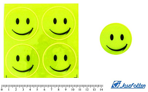 наклейки-фликеры  4шт смайлик светоотражающие, блистер 7110 /j.otten