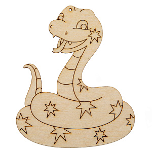заготовка из фанеры подвеска змея 9*7см вд-1258 03 /mr.carving