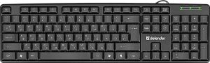 клавиатура element hb-520 usв черная /defender изображение клавиатура element hb-520 usв черная /defender