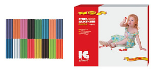 пластилин 12цв. + стек 10235 /мульти-пульти