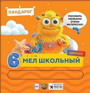 набор мелков 6цв. 15-6756 /пандарог изображение набор мелков 6цв. 15-6756 /пандарог