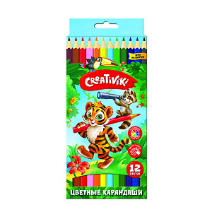 карандаши 12цв. creativiki 2.6мм кц12кр /creativiki изображение карандаши 12цв. creativiki 2.6мм кц12кр /creativiki