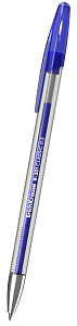 ручка гелевая 0,5 r-301 classic, прозр. корпус, синяя, 53346, 65356 /eк