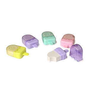 ластик 30*60*16 happygraphix мороженки 4цвета 42-0024 /bv изображение ластик 30*60*16 happygraphix мороженки 4цвета 42-0024 /bv