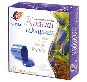 акрил 16цв. 20мл художественный 30с1891-08 /луч