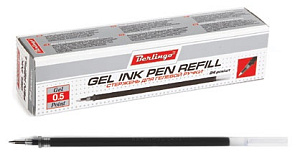 стержень 135мм гелевый игольч. черный 0,35мм 170229 /staff