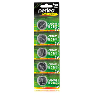 батарейка perfeo cr2025 lithium