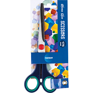 ножницы 175мм home use, прорезиненные кольца,  80241 /сentrum