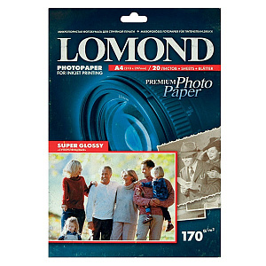 фотобумага для цв.струй.печ. а4, 180г, глянцевая 50л/пачка 
