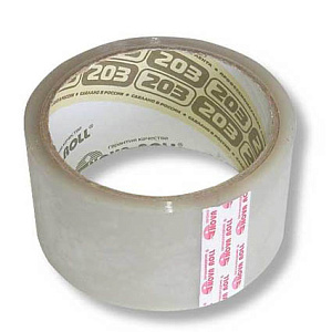 клейкая лента 48мм*57м прозрачная 40мк  /nova roll