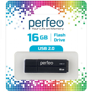 флэш карта 16gb perfeo usb c01g2 черная изображение флэш карта 16gb perfeo usb c01g2 черная