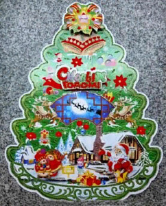 панно бум. 44*34см елочка 6393-2