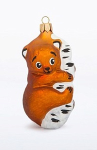 мишка на дереве с768 /елочка изображение мишка на дереве с768 /елочка