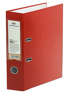 орднер 75мм  р pvc, метал.окантовка, торцкарман, красный, 059016005 /workmate