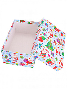 коробка подарочная 38*26*9 дедушка мороз кор-2046 /miland